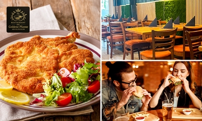 3-Gänge-Burger- oder Schnitzel-Menü nach Wahl