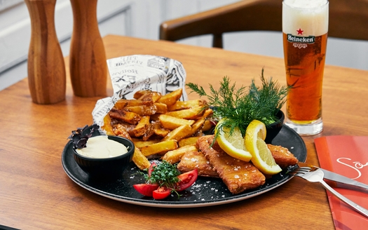 Fish 'n' Chips hos Søster
