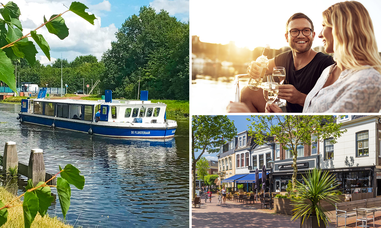 Historische rondvaarttocht Assen + drankje