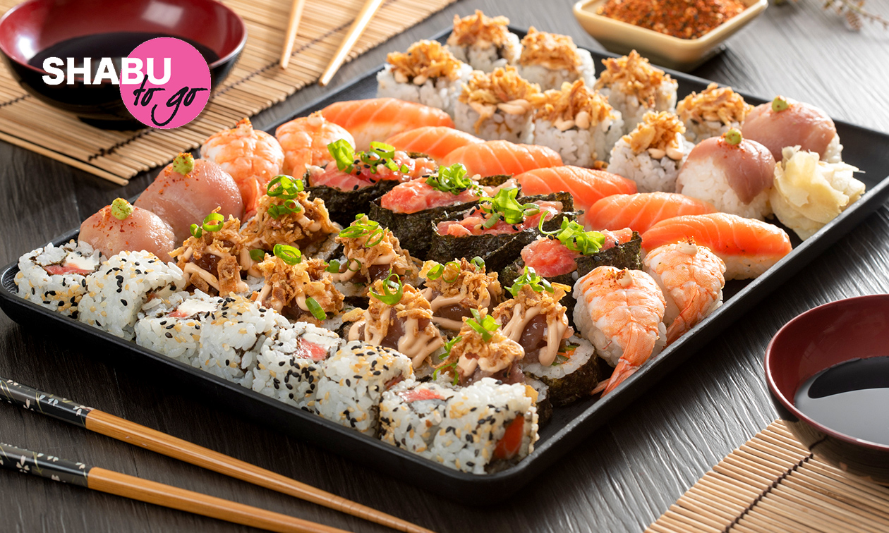 Afhalen: sushibox (14, 24, 32 of 50 stuks)