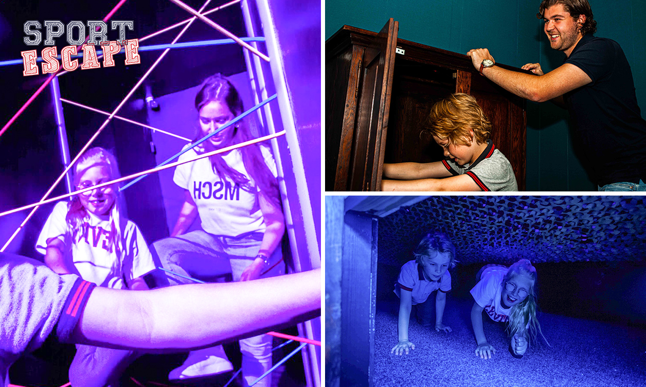 Escaperoom (60 min) voor 2-8 personen bij Sport Escape Room Escaperoom (60 min) voor 2-8 personen bij Sport Escape Room