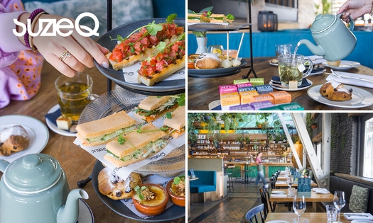 Luxe high tea + evt. bubbels (1,5 uur) bij Suzie Q
