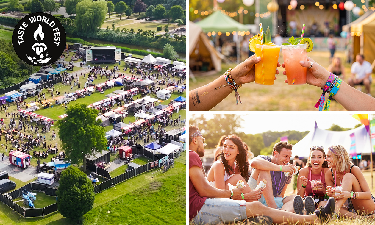 1 of 2 dagen entree + fast pass + drankje + workshop voor Taste World Fest