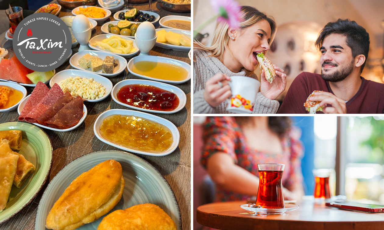 Uitgebreid Turks ontbijt incl. thee bij Taxim Restaurant in Heerlen