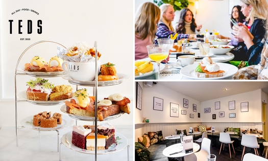 High tea, shared brunch of ontbijt bij Teds in Amsterdam