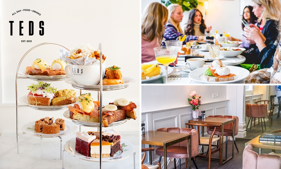 High tea, shared brunch of ontbijt bij Teds