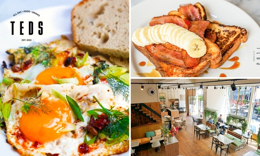 Brunch- of lunchgerecht naar keuze bij Teds Rotterdam Lijnbaan