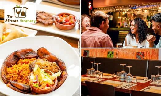 Afrikaans 3-gangen shared dining-diner bij The African Granary