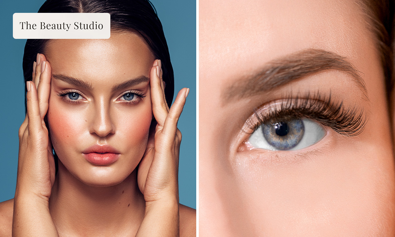 Wimperlift of hybrid brows + verven