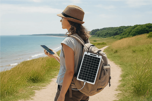 Solcelleoplader