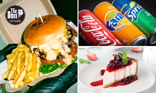 2-gangen keuzediner + frisdrank voor afhaal of dine-in