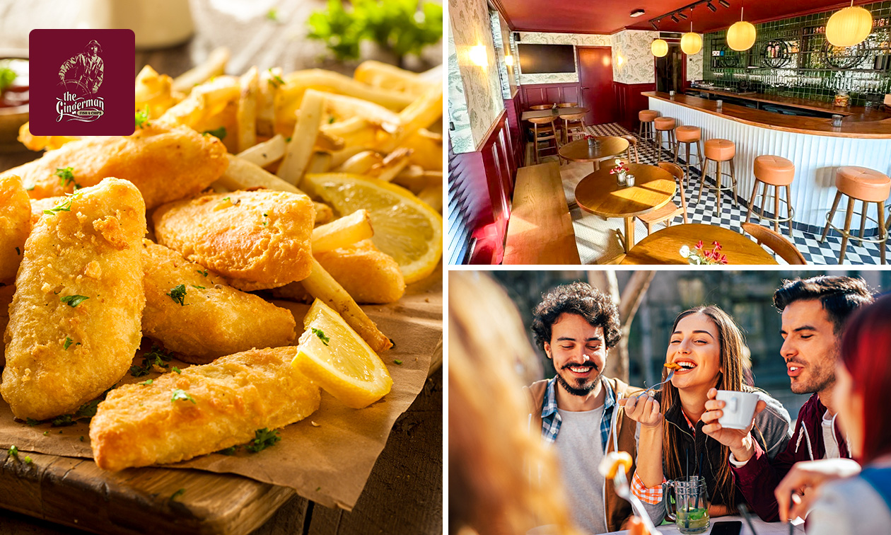 Kibbeling of lekkerbek met patat + drankje