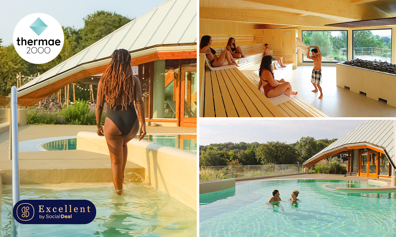Tages- oder Abendeintritt für Thermae 2000 in Valkenburg