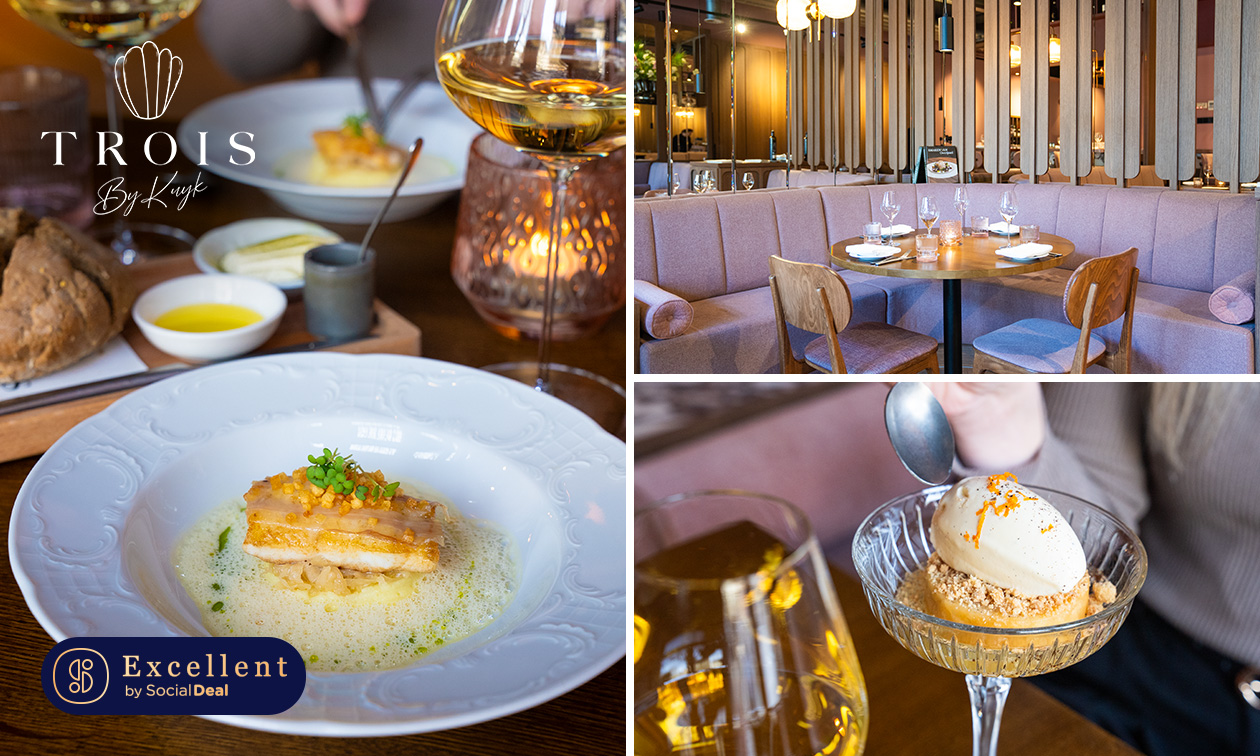 Culinair 4- of 5-gangendiner van de chef bij Trois Deventer