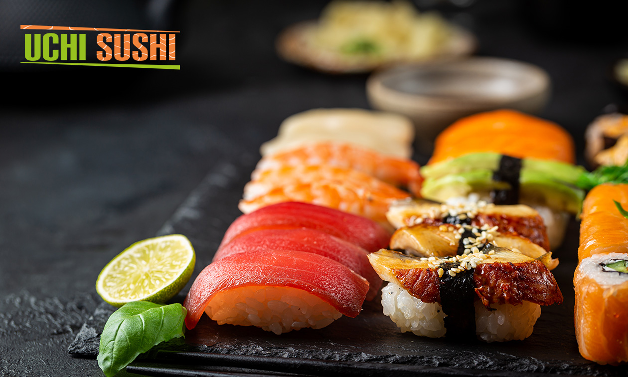 Sushibox (32, 56 of 80 stuks) voor afhaal bij Uchi Sushi in hartje Amersfoort