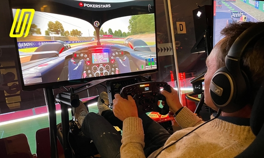 Formule 1-simulator (30, 60 of 90 min) of Motion GT SIM (30 of 60 min)