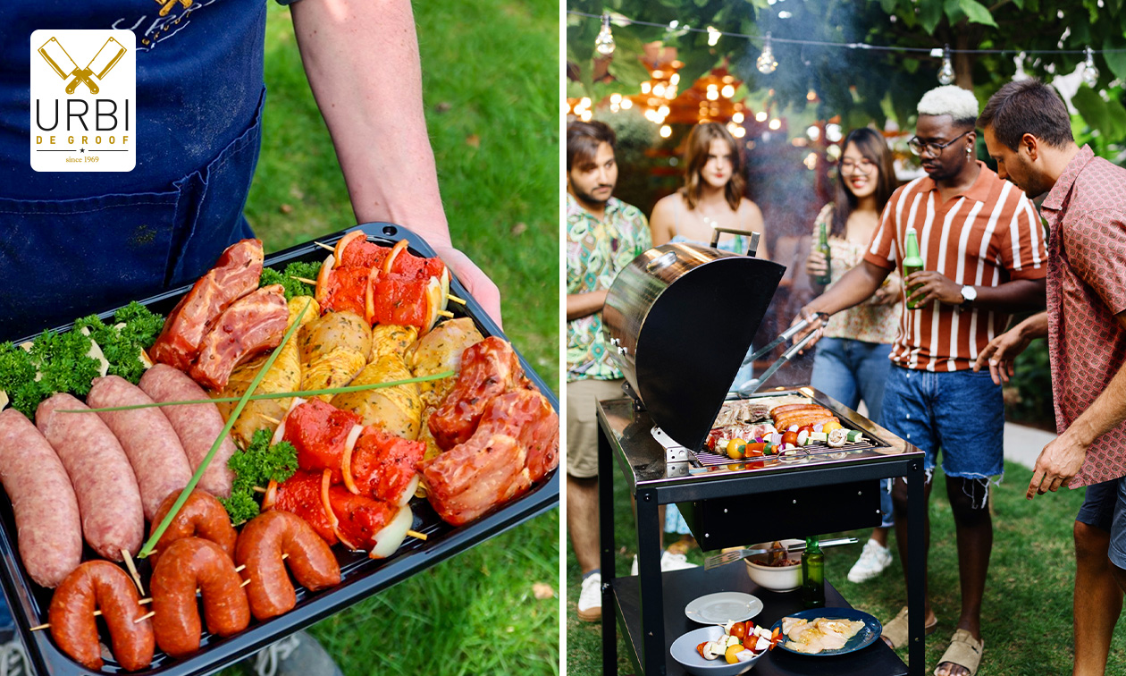 Pack barbecue (pour 4 ou 10 personnes) au choix à emporter chez Urbi Butcheries Dworp