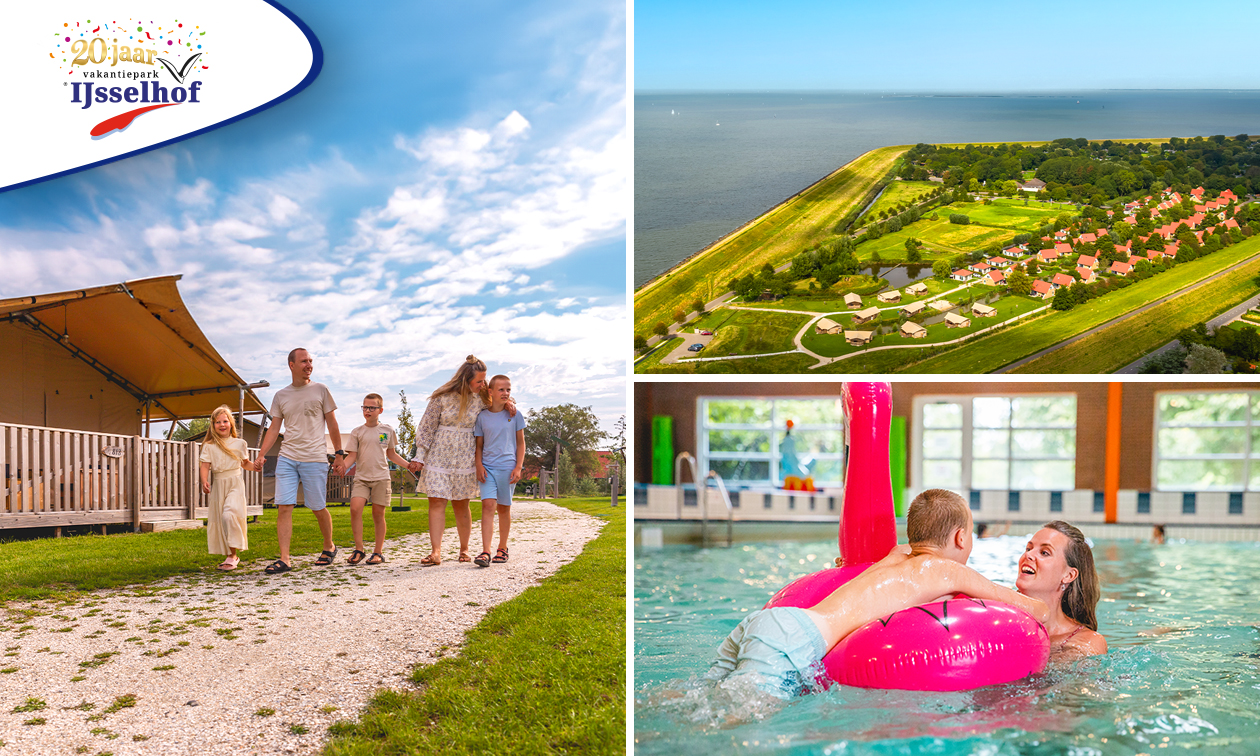 Weekend of (mid)week weg voor 6 of 7 personen aan het IJsselmeer