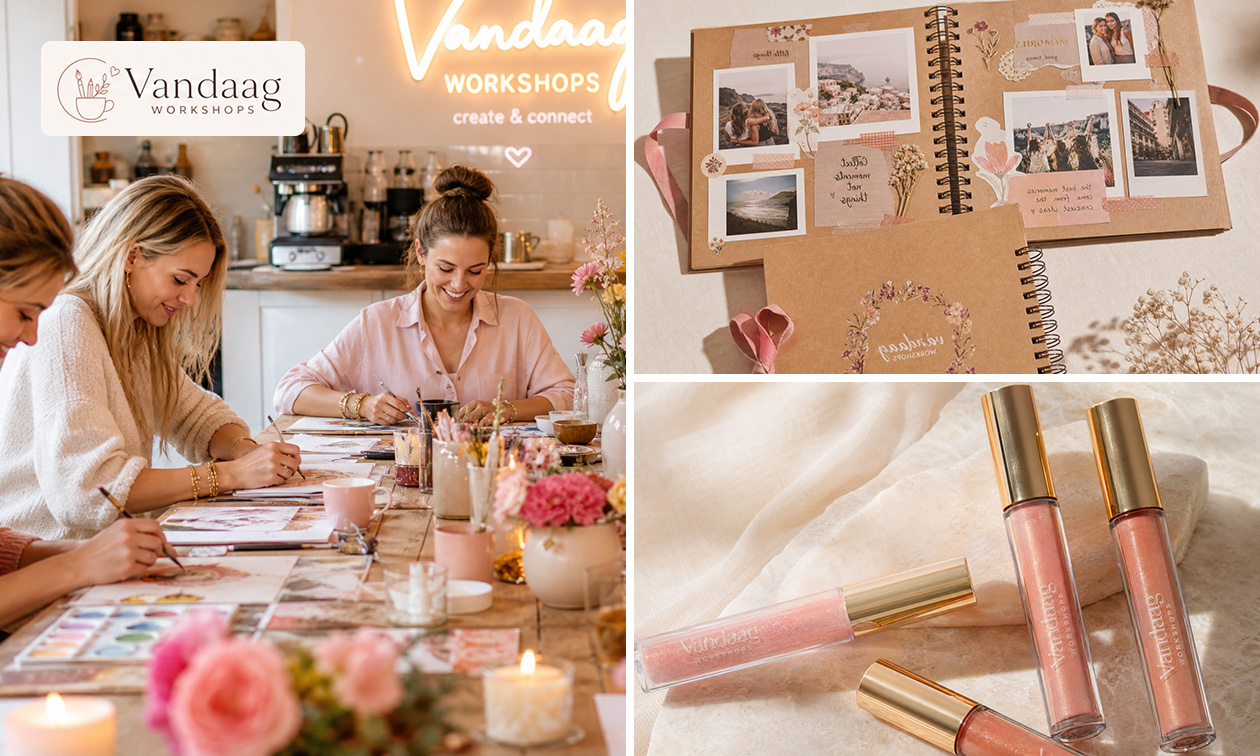 Workshop naar keuze (2 uur) + drankje + cakeje of luxe high tea