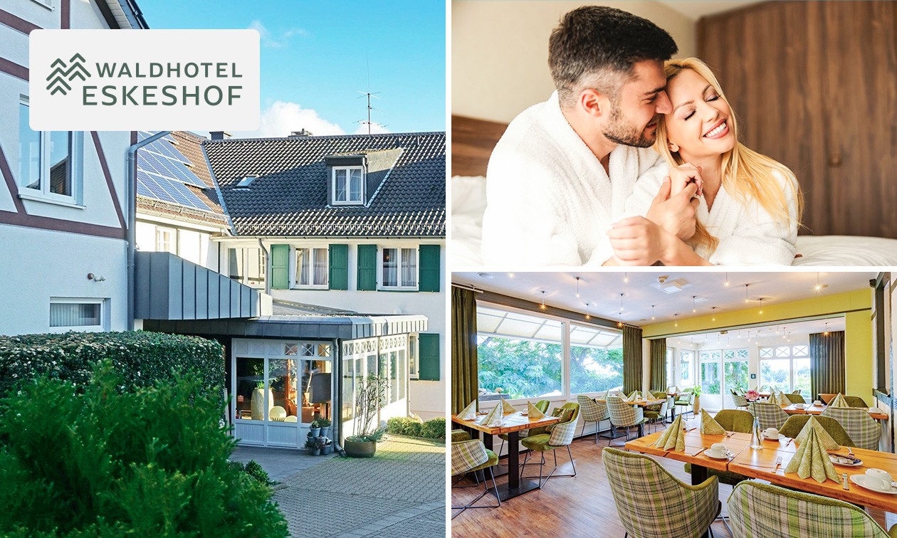 Übernachtung für 2 + Frühstück + Sauna und Schwimmbad in Wuppertal