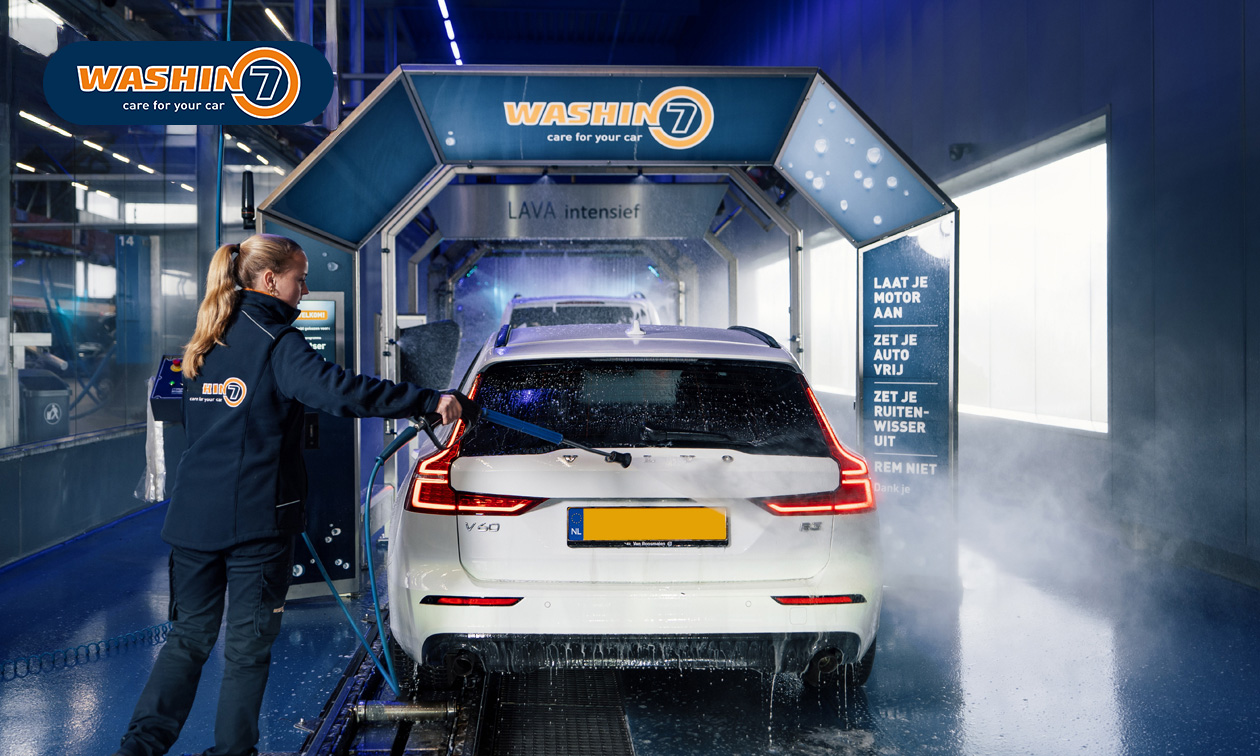 Complete carwash bij Washin7