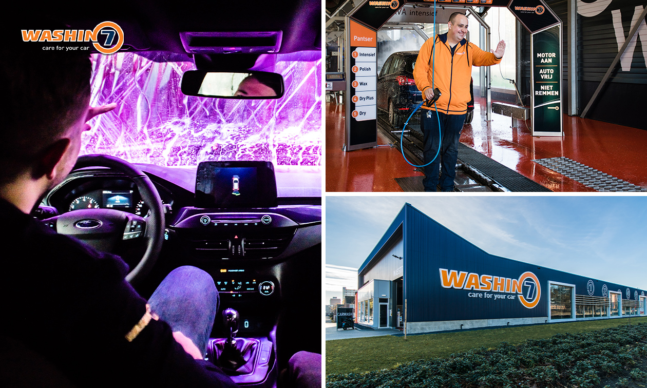Complete carwash bij Washin7