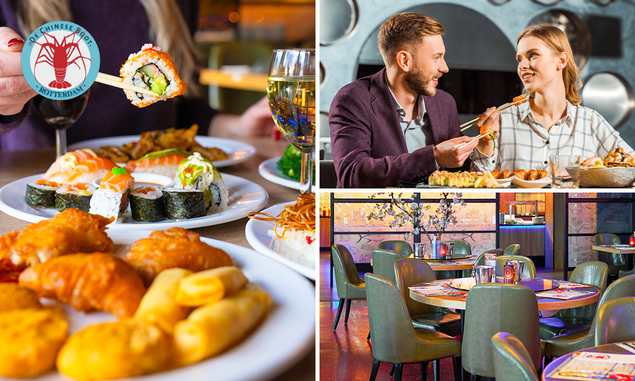 All-You-Can-Eat & Drink (2,5 uur) bij Wereldkeuken de Chinese Boot
