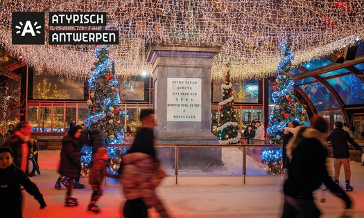 Schaatsen in hartje Antwerpen + 3 drankjes