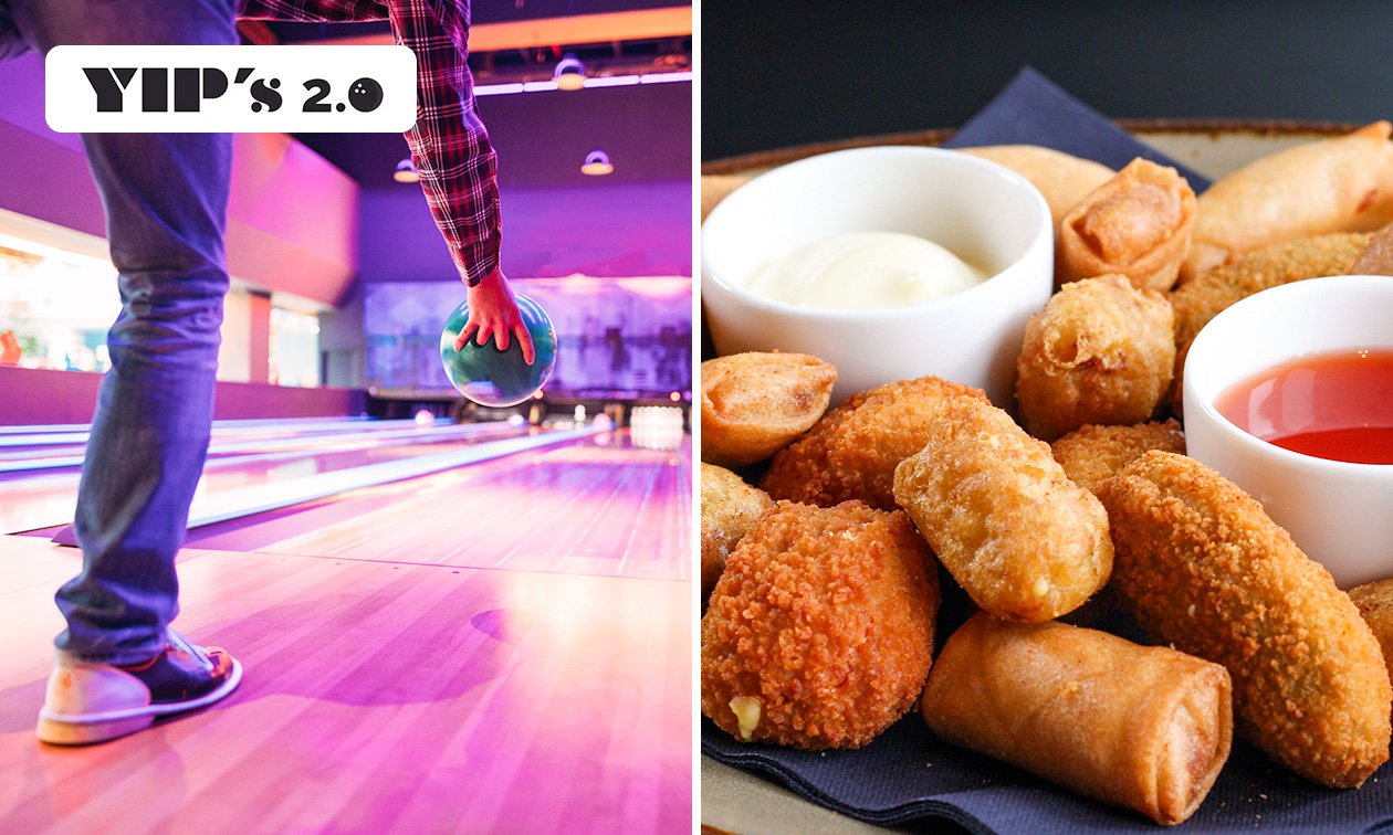 Bowlen (1 uur) voor 2 t/m 6 personen + bittergarnituur