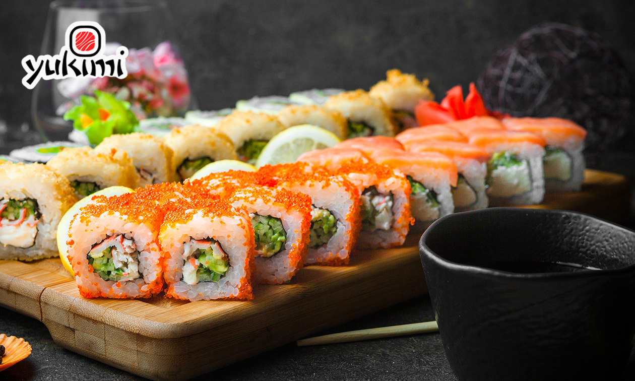 Sushibox (30, 36 of 61 stuks) voor afhaal bij Yukimi Tegelen