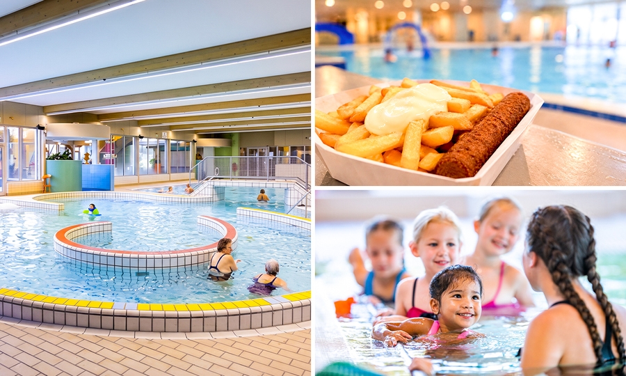 Entree voor Zwembad Rozengaarde + friet met snack en saus