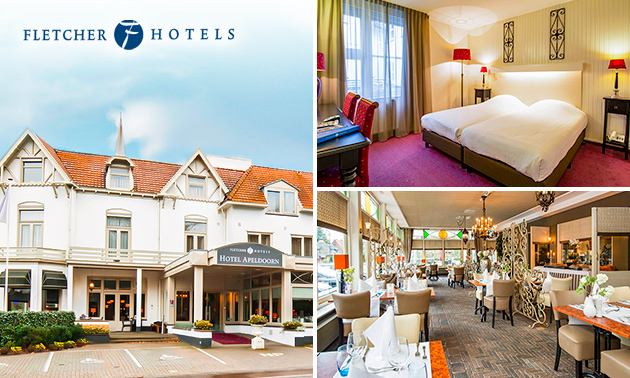 Overnachting voor 2 + evt. ontbijt en 3-gangendiner bij Fletcher Hotels