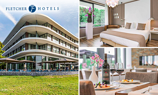 Übernachtung für 2 + opt. Frühstück und 3-Gänge-Menü bei Fletcher Hotels