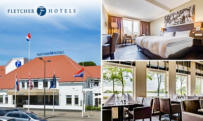 Overnachting voor 2 + evt. ontbijt en 3-gangendiner bij Fletcher Hotels