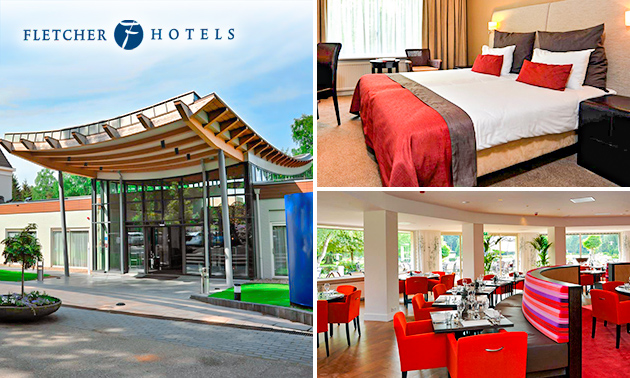 Übernachtung für 2 + opt. Frühstück und 3-Gänge-Menü bei Fletcher Hotels