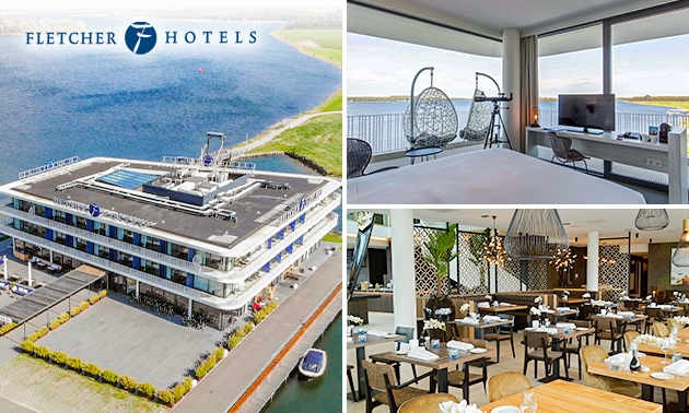 Overnachting voor 2 + evt. ontbijt en 3-gangendiner bij Fletcher Hotels