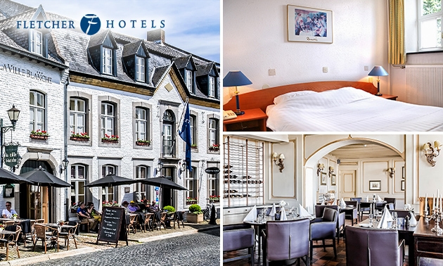 Overnachting voor 2 + evt. ontbijt en 3-gangendiner bij Fletcher Hotels